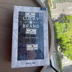 Lucky Brand Woven Boxers - 3-Pack men’s size Large